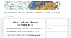 Desktop Screenshot of funeralinspirations.co.uk